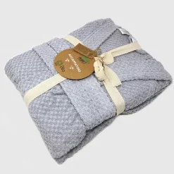 Garnero Arredamenti Accappatoio-Accappatoio bagno in cotone taglia S/M Gobi Grigio