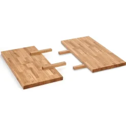 Garnero Arredamenti Tavoli Da Pranzo-Allunghe 40x85cm rovere per tavolo Preston-Ripon 140cm