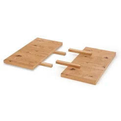 Garnero Arredamenti Tavoli Da Pranzo-Allunghe 45x90cm rovere rustico tavolo Ridge