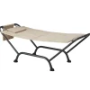 Garnero Arredamenti Lettini Da Giardino-Amaca da giardino 230x82cm antracite beige Siesta