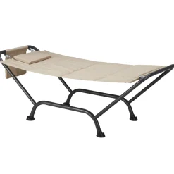 Garnero Arredamenti Lettini Da Giardino-Amaca da giardino 230x82cm antracite beige Siesta