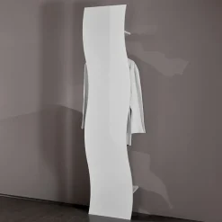Garnero Arredamenti Appendiabiti E Attaccapanni|Appendiabiti E Attaccapanni-Appendiabiti da ingresso 40x186h cm moderno bianco lucido Sea Gihome®