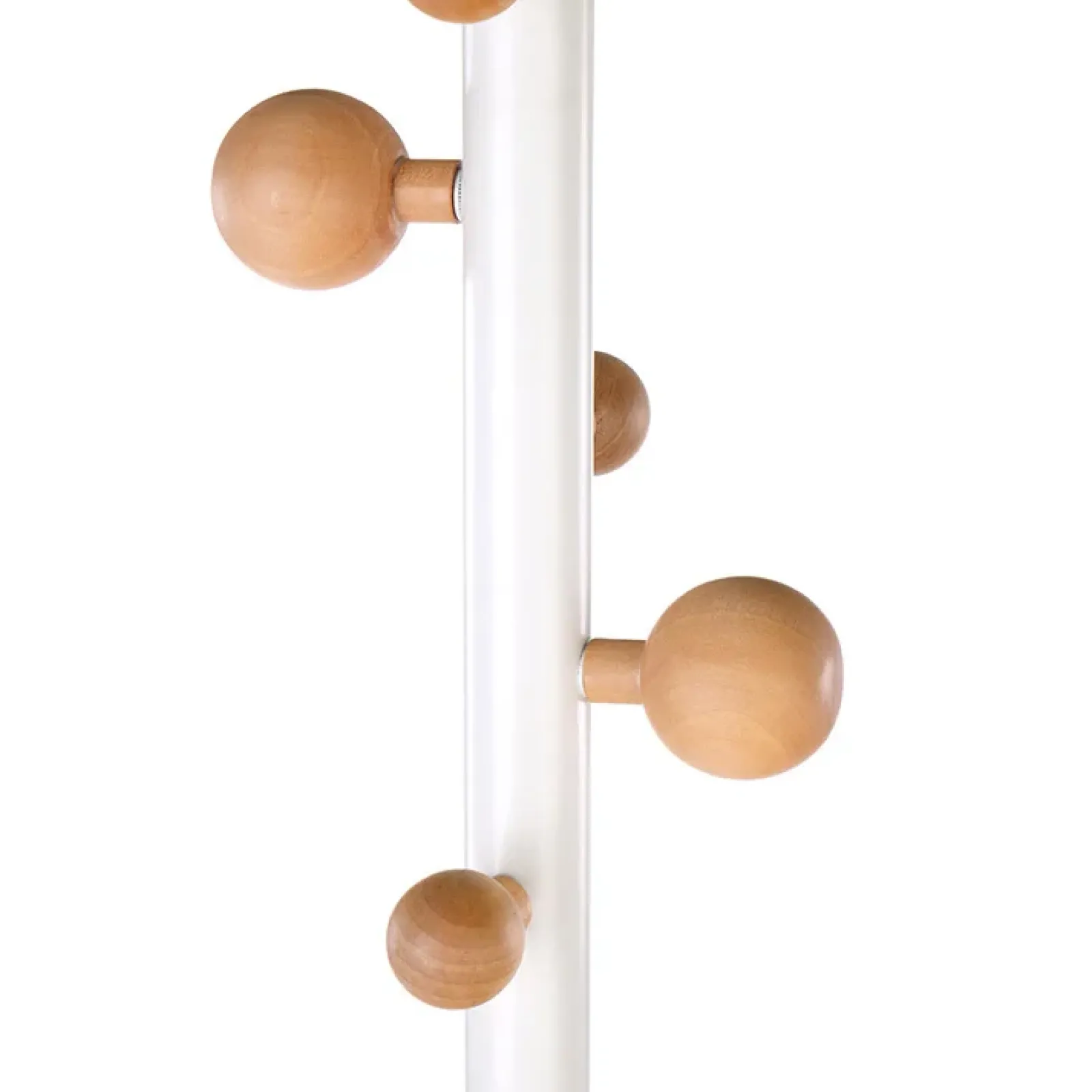 Garnero Arredamenti Appendiabiti E Attaccapanni|Appendiabiti E Attaccapanni-Appendiabiti da ingresso 35x183h cm rovere bianco Yuma