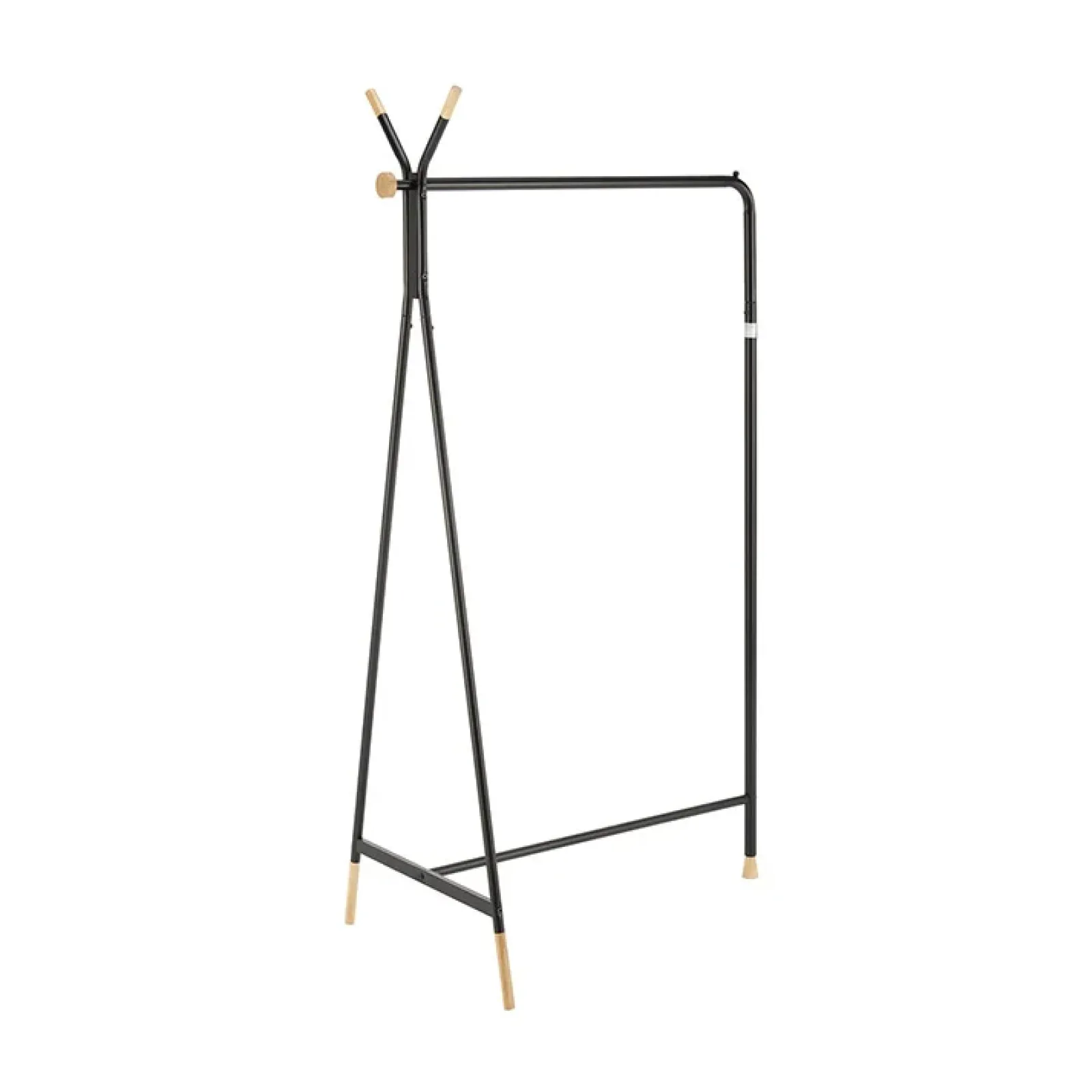 Garnero Arredamenti Appendiabiti E Attaccapanni|Appendiabiti E Attaccapanni-Appendiabiti da ingresso 91x165h cm moderno in acciaio nero rovere Shira