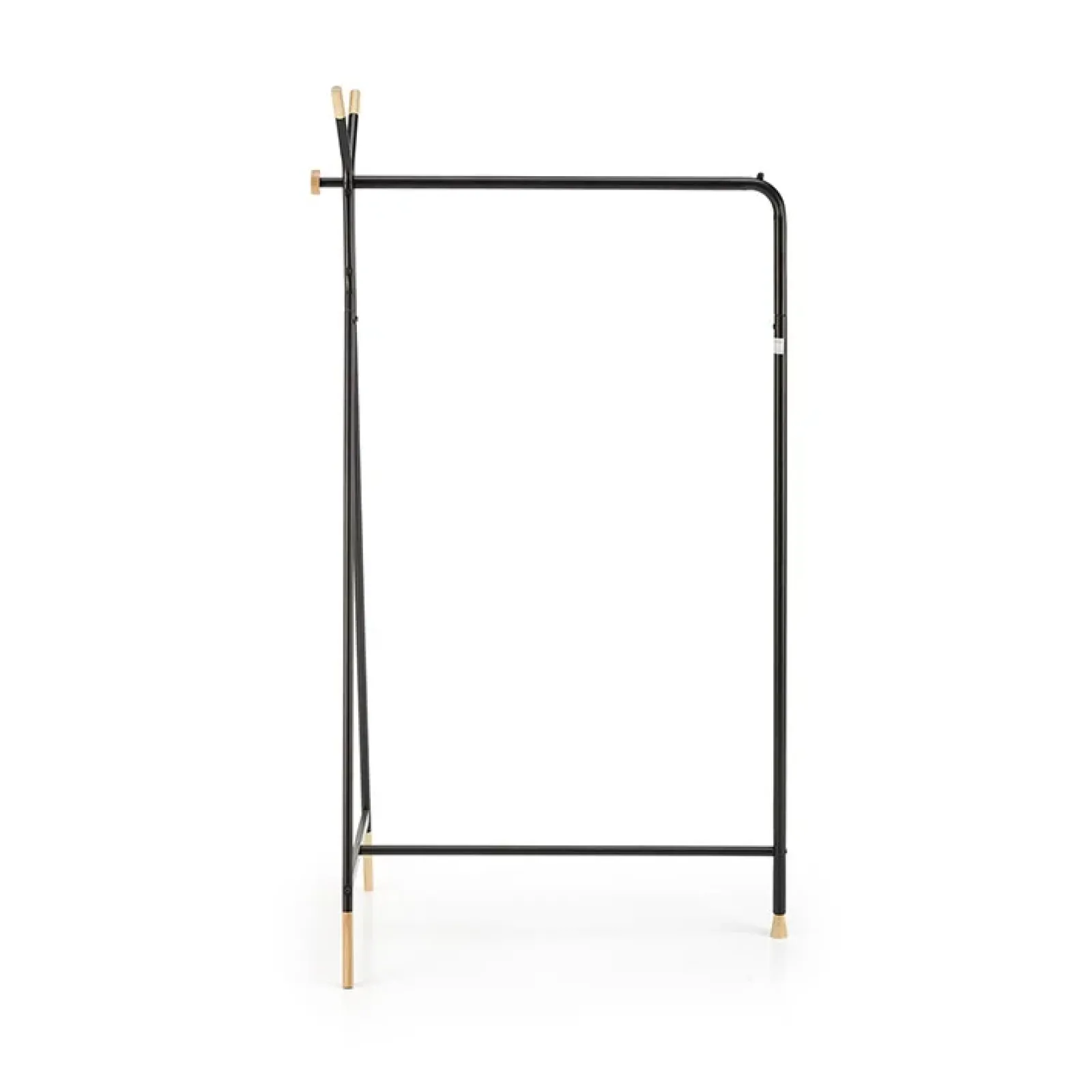 Garnero Arredamenti Appendiabiti E Attaccapanni|Appendiabiti E Attaccapanni-Appendiabiti da ingresso 91x165h cm moderno in acciaio nero rovere Shira