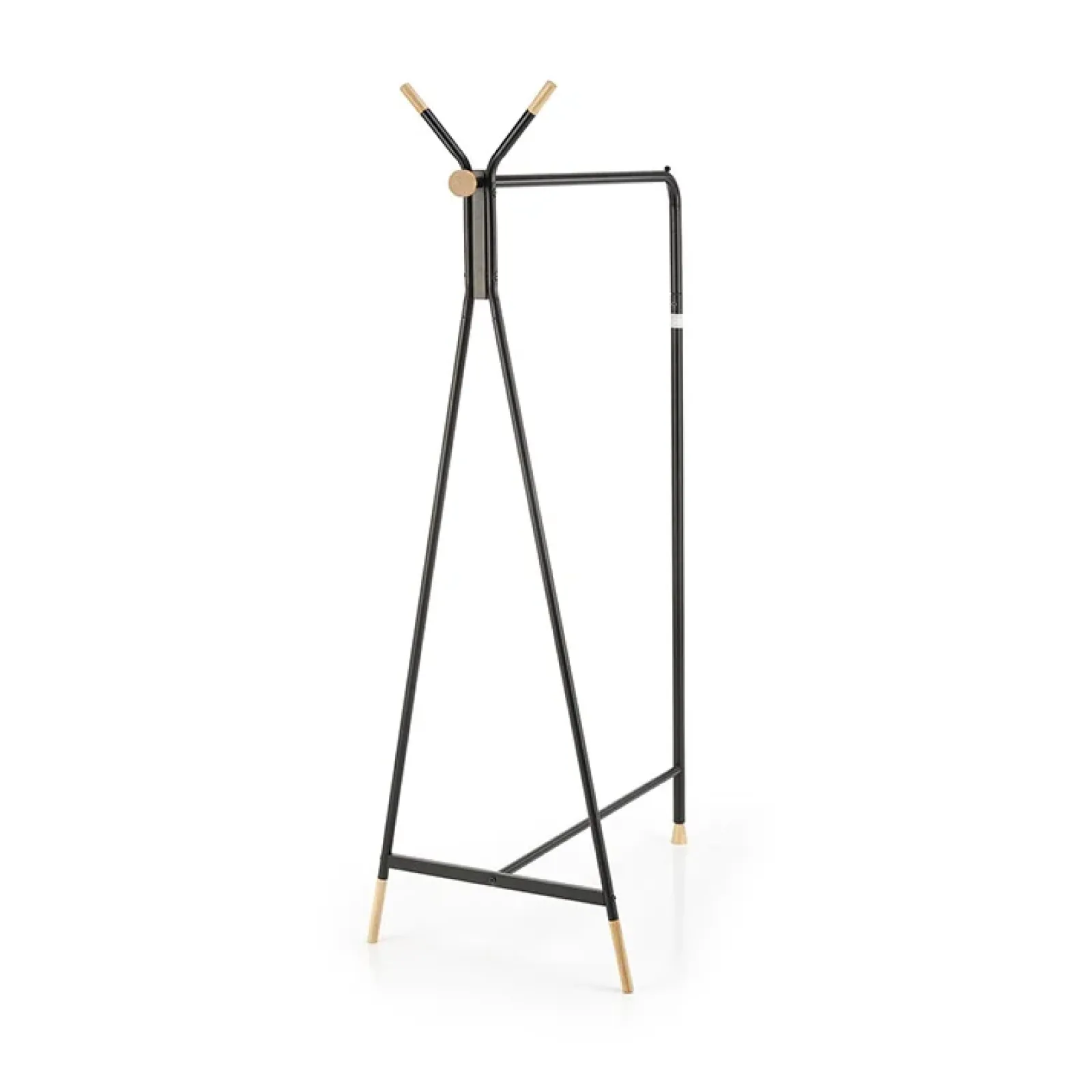 Garnero Arredamenti Appendiabiti E Attaccapanni|Appendiabiti E Attaccapanni-Appendiabiti da ingresso 91x165h cm moderno in acciaio nero rovere Shira