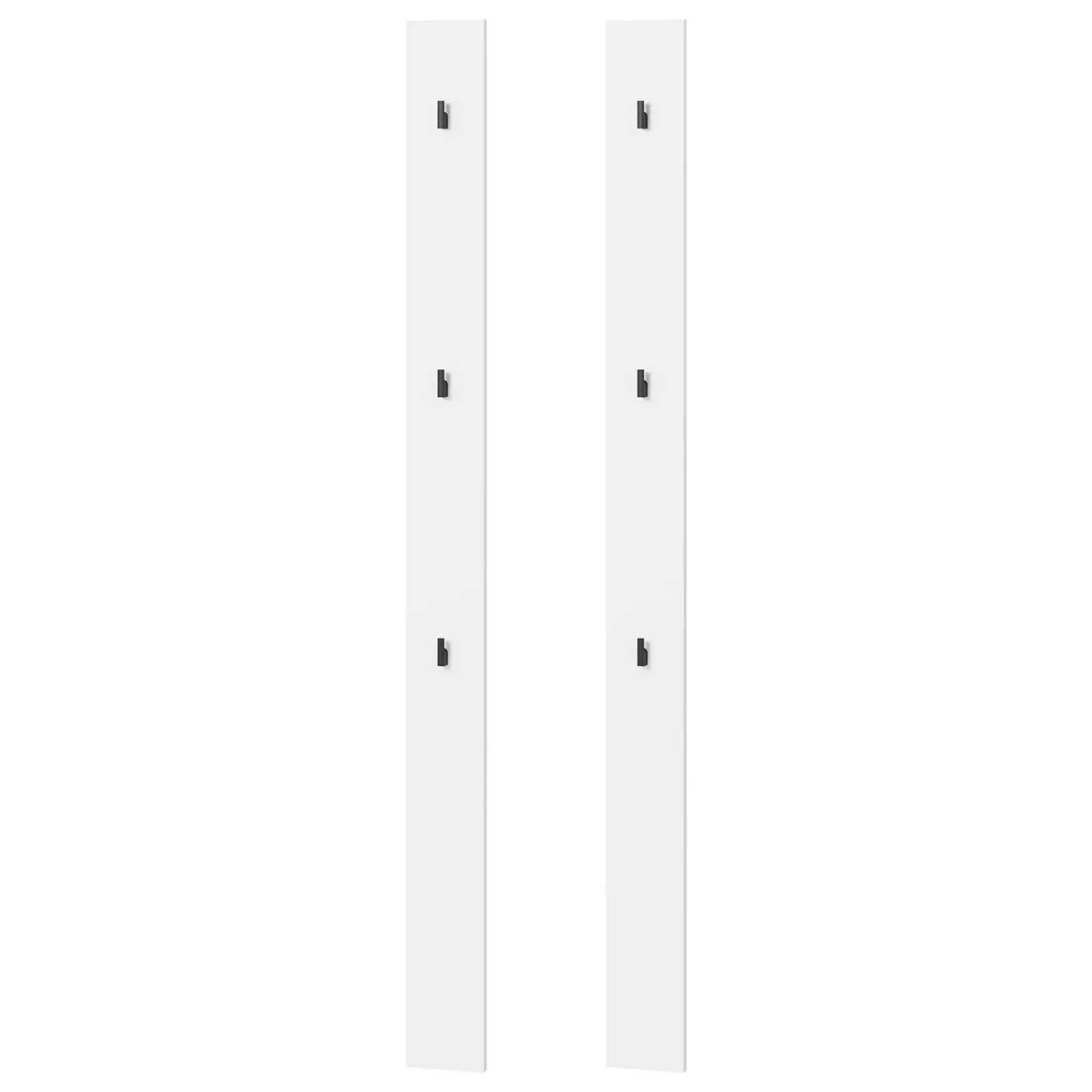Garnero Arredamenti Appendiabiti E Attaccapanni|Appendiabiti E Attaccapanni-Appendiabiti da parete 13x163h cm bianco Accent Bianco Opaco