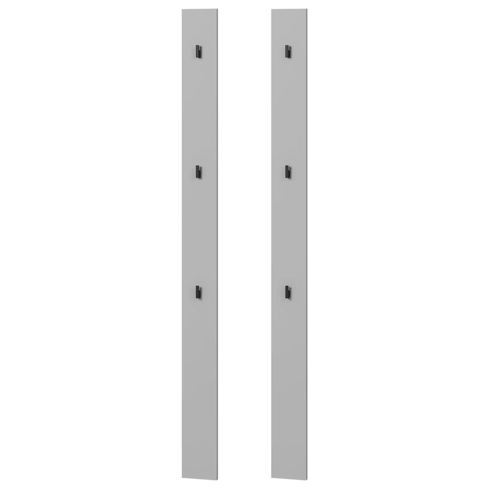 Garnero Arredamenti Appendiabiti E Attaccapanni|Appendiabiti E Attaccapanni-Appendiabiti da parete 13x163h cm Accent Grigio