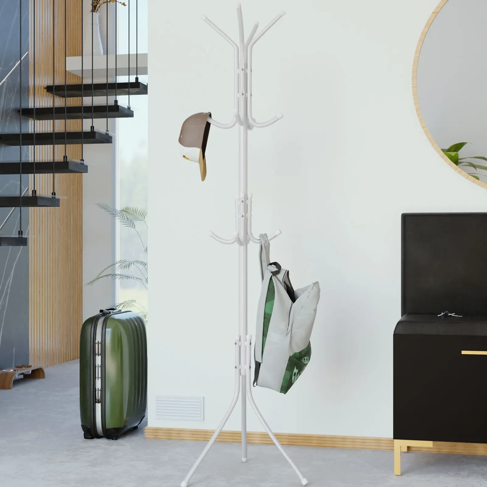 Garnero Arredamenti Appendiabiti E Attaccapanni|Appendiabiti E Attaccapanni-Appendiabiti da terra 35xh175 cm design moderno Elena Bianco