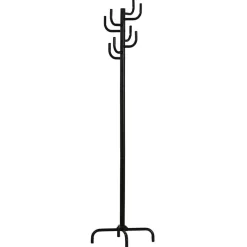 Garnero Arredamenti Appendiabiti E Attaccapanni|Appendiabiti E Attaccapanni-Appendiabiti Ø30x176h cm moderno acciaio nero Satori