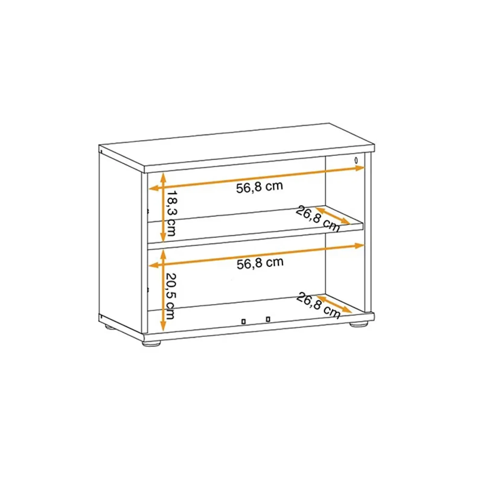 Garnero Arredamenti Armadi E Madie Ingresso|Mobili Ingresso-Armadio basso ingresso 2 ante Arizona, San Francisco, New York, California Gihome®
