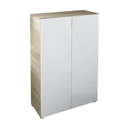 Garnero Arredamenti Scarpiere E Cassepanche|Scarpiere-Armadio scarpiera 72x103h cm 6 ripiani bianco opaco rovere Stil Gihome®