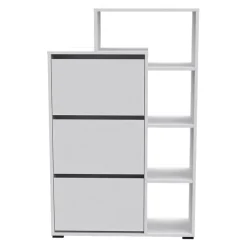 Garnero Arredamenti Scarpiere E Cassepanche|Scarpiere-Armadio scarpiera 90x143h cm bianco opaco Connie