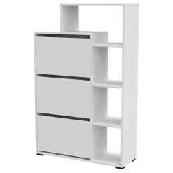 Garnero Arredamenti Scarpiere E Cassepanche|Scarpiere-Armadio scarpiera 90x143h cm bianco opaco Connie