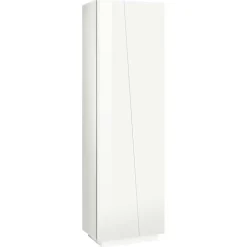 Garnero Arredamenti Armadi Soggiorno|Guardaroba-Armadio soggiorno 60x200h cm moderno Candia Gihome® Bianco Lucido