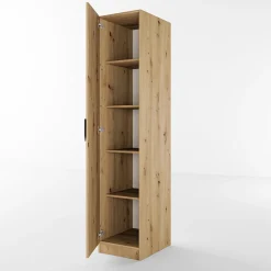 Garnero Arredamenti Armadio Cameretta|Armadio Ante Battenti-Armadio 40x191h cm 1 anta moderno Marzia Rovere Rustico