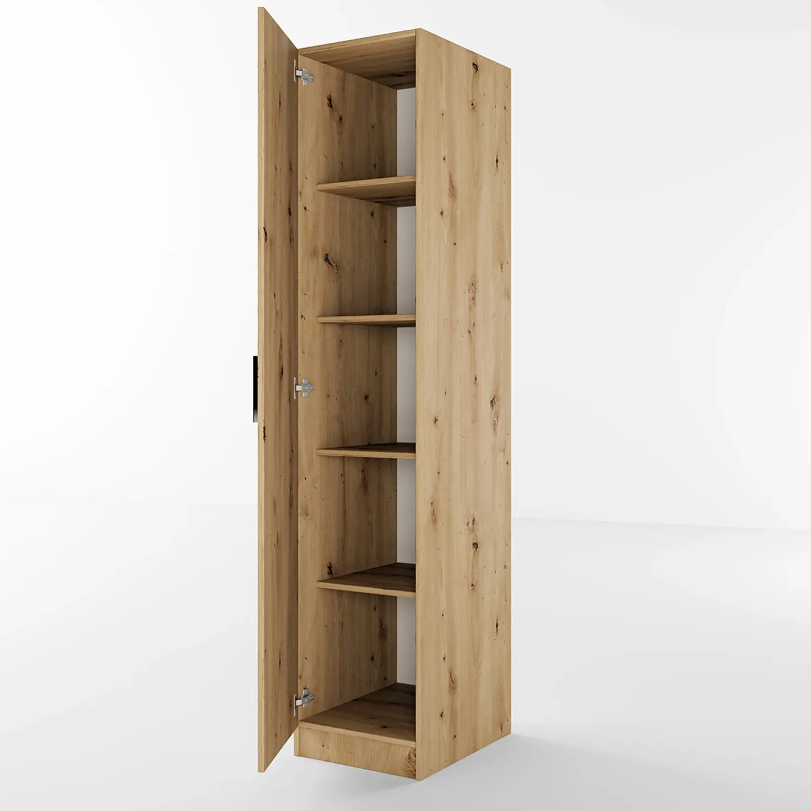 Garnero Arredamenti Armadio Cameretta|Armadio Ante Battenti-Armadio 40x191h cm 1 anta moderno Marzia Rovere Rustico