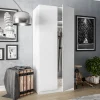 Garnero Arredamenti Armadio Ante Battenti|Guardaroba-Armadio 81x180h cm 2 ante battenti  moderno bianco opaco Oz