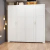 Garnero Arredamenti Armadio Ante Battenti|Guardaroba-Armadio 203x206h cm 4 ante battenti stile classico bianco opaco Friuli