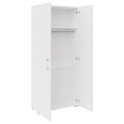 Garnero Arredamenti Armadio Cameretta|Armadio Ante Battenti-Armadio 80x190h cm 2 ante design moderno bianco Pastello