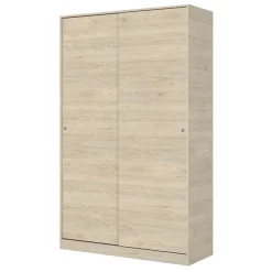 Garnero Arredamenti Armadio Cameretta|Armadio Ante Scorrevoli-Armadio 120x204h cm 2 ante moderno scorrevoli Royal Rovere