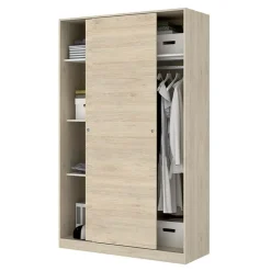Garnero Arredamenti Armadio Cameretta|Armadio Ante Scorrevoli-Armadio 120x204h cm 2 ante moderno scorrevoli Royal Rovere