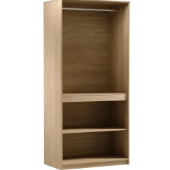 Garnero Arredamenti Armadio Cameretta|Armadio Ante Battenti-Armadio 91x198h cm 4 ante moderno rovere Funny