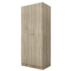 Garnero Arredamenti Armadio Cameretta|Armadio Ante Battenti-Armadio 80x191h cm 2 ante moderno sonoma Ilario Rovere