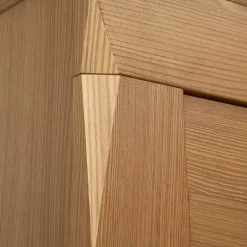 Garnero Arredamenti Armadio Ante Battenti|Guardaroba-Armadio 102x202h cm 2 ante rovere scuro Lucca