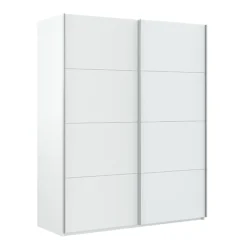 Garnero Arredamenti Armadio Cameretta|Armadio Ante Scorrevoli-Armadio 150X200h cm 2 ante scorrevoli bianco opaco Taylor