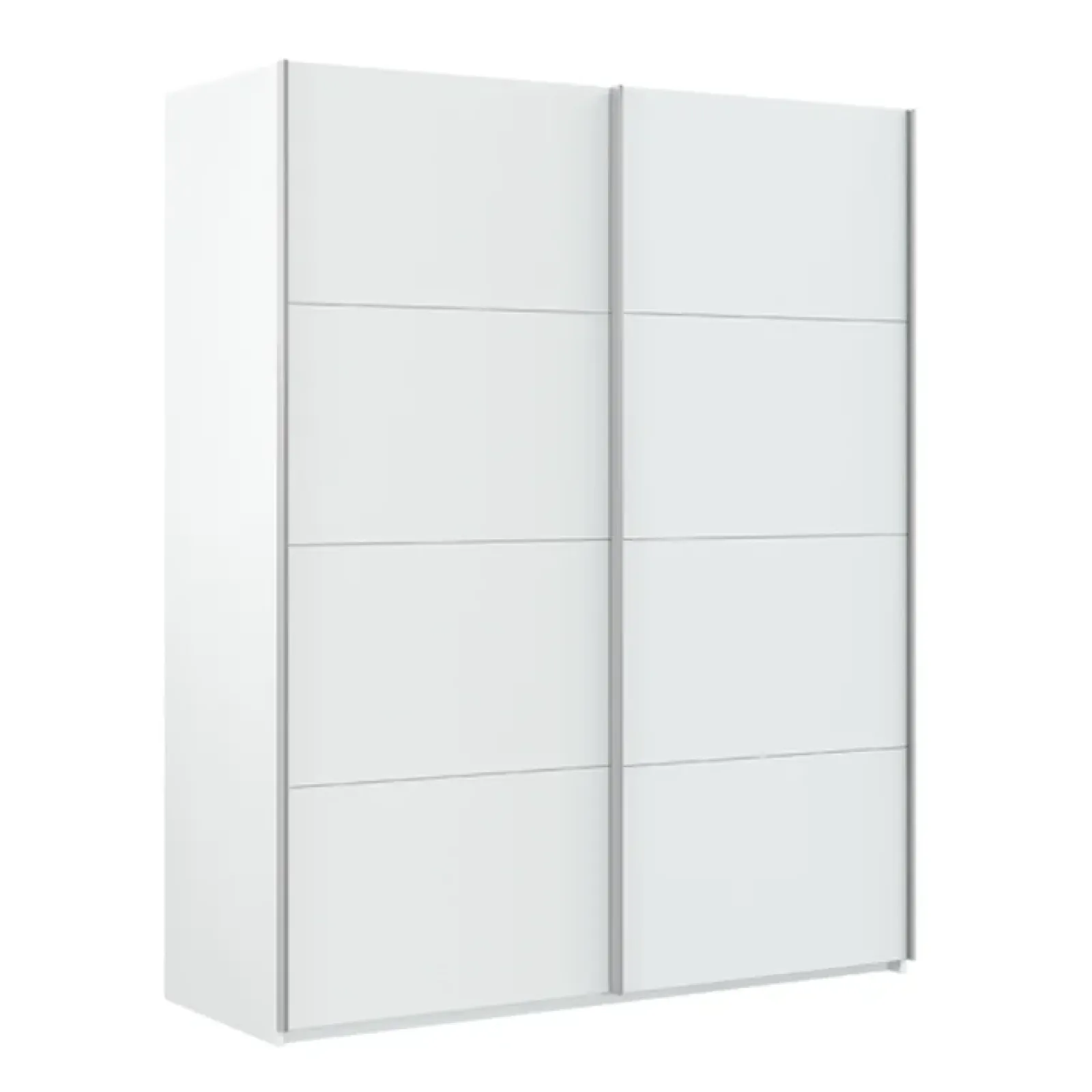 Garnero Arredamenti Armadio Cameretta|Armadio Ante Scorrevoli-Armadio 150X200h cm 2 ante scorrevoli bianco opaco Taylor