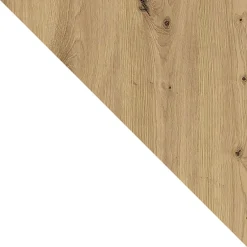 Garnero Arredamenti Armadio Ante Scorrevoli-Armadio 200x215h cm 2 ante scorrevoli con specchio bianco opaco rovere Silven Rovere - Bianco opaco