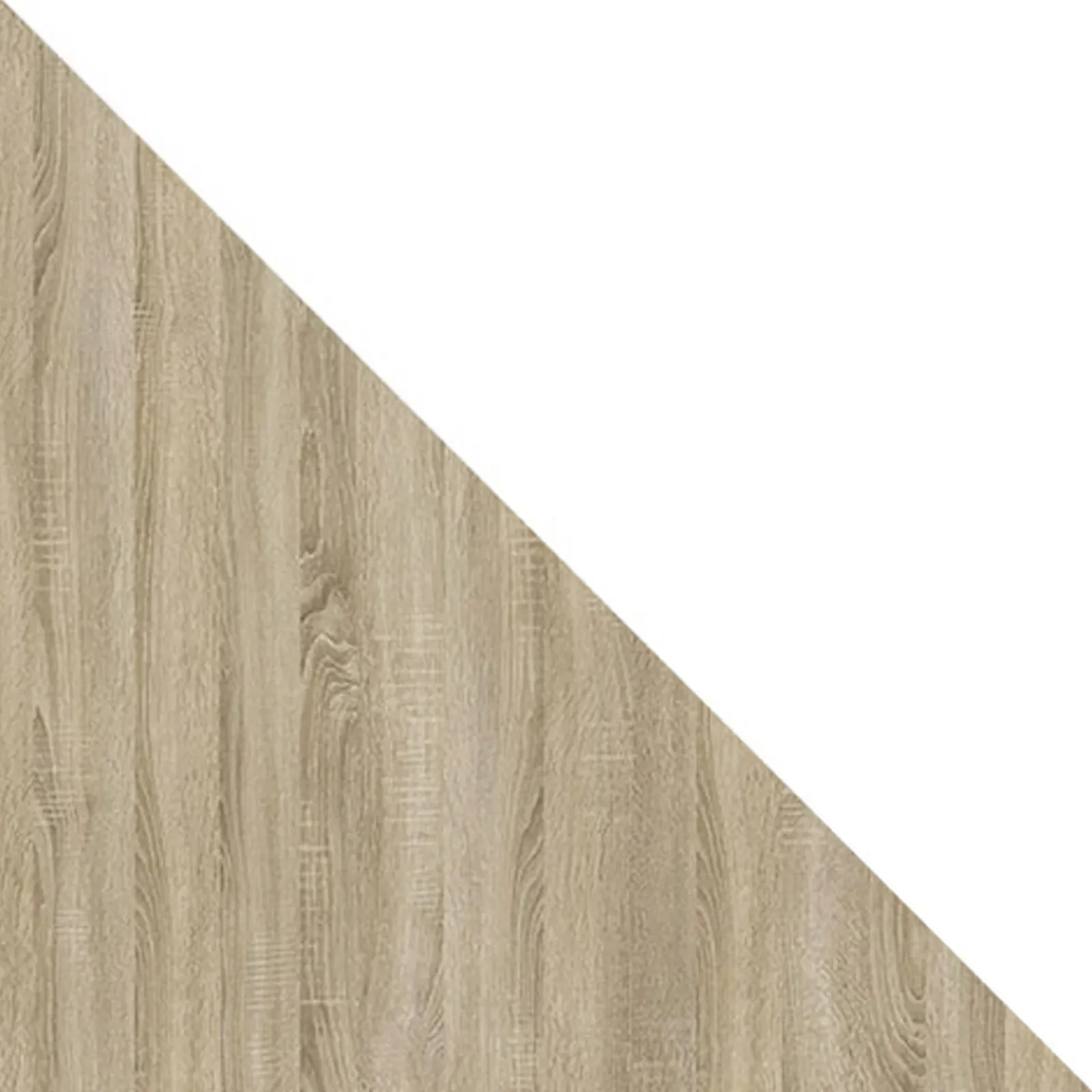 Garnero Arredamenti Armadio Ante Scorrevoli-Armadio 200x215h cm 2 ante scorrevoli con specchio rovere sonoma bianco opaco Silven Rovere sonoma - Bianco opaco