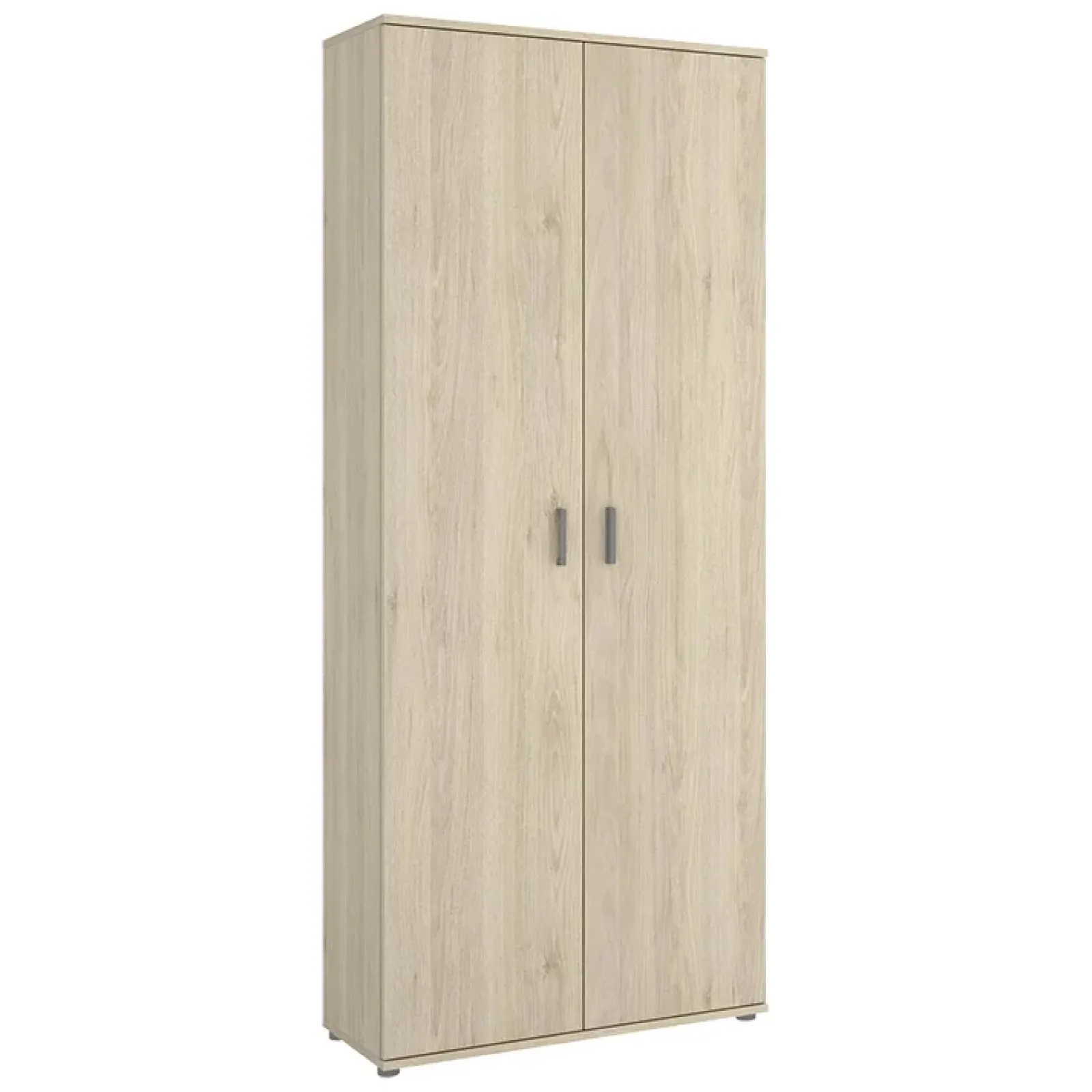 Garnero Arredamenti Armadio Ante Battenti|Mobili Multiuso-Armadio 78x190h cm due ante con ripiani multiuso vano porta scope legno Ander