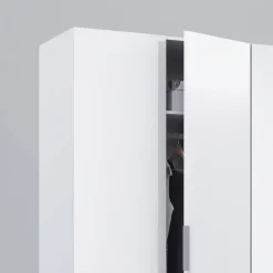 Garnero Arredamenti Armadio Cameretta|Armadio Ante Battenti-Armadio 180x200h cm moderno 4 ante bianco lucido Mike Gihome®