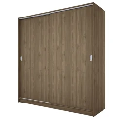 Garnero Arredamenti Armadio Ante Scorrevoli|Guardaroba-Armadio 180x191h cm scorrevole moderno Morante Noce