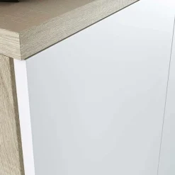Garnero Arredamenti Arredo Ufficio Completo-Arredo ufficio completo bianco opaco rovere natura Work 2
