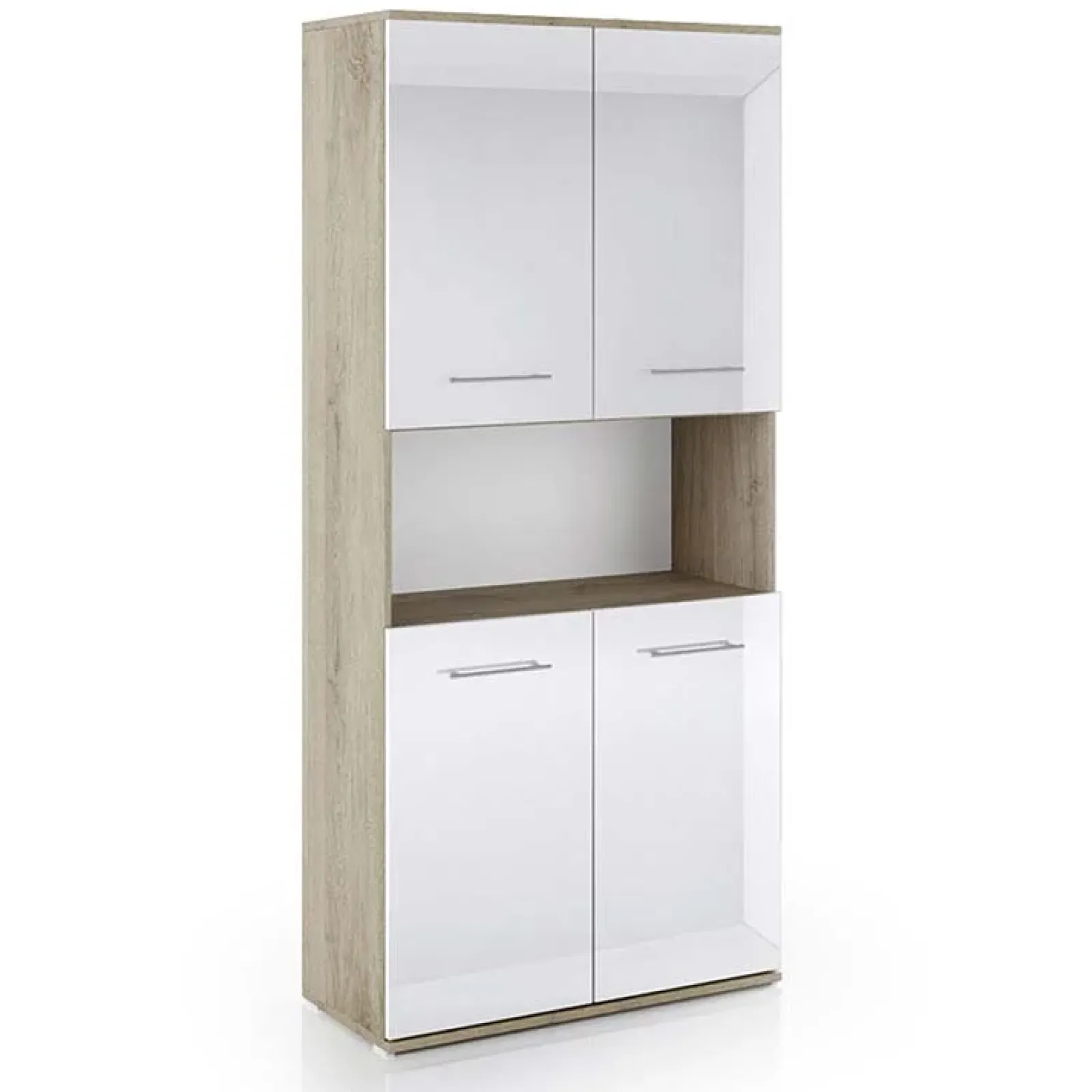 Garnero Arredamenti Arredo Ufficio Completo-Arredo ufficio completo moderno rovere antracite lucido Time 13