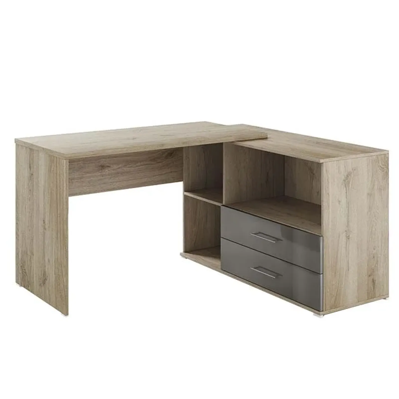 Garnero Arredamenti Arredo Ufficio Completo-Arredo ufficio completo moderno rovere antracite lucido Time 22