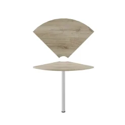 Garnero Arredamenti Arredo Ufficio Completo-Arredo ufficio completo moderno rovere antracite lucido Time 18