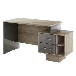 Garnero Arredamenti Arredo Ufficio Completo-Arredo ufficio completo moderno rovere antracite lucido Time 3