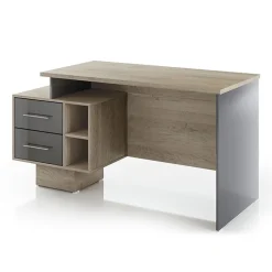 Garnero Arredamenti Arredo Ufficio Completo-Arredo ufficio completo moderno rovere antracite lucido Time 17