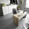 Garnero Arredamenti Arredo Ufficio Completo-Arredo ufficio completo moderno bianco opaco rovere natura Work 1