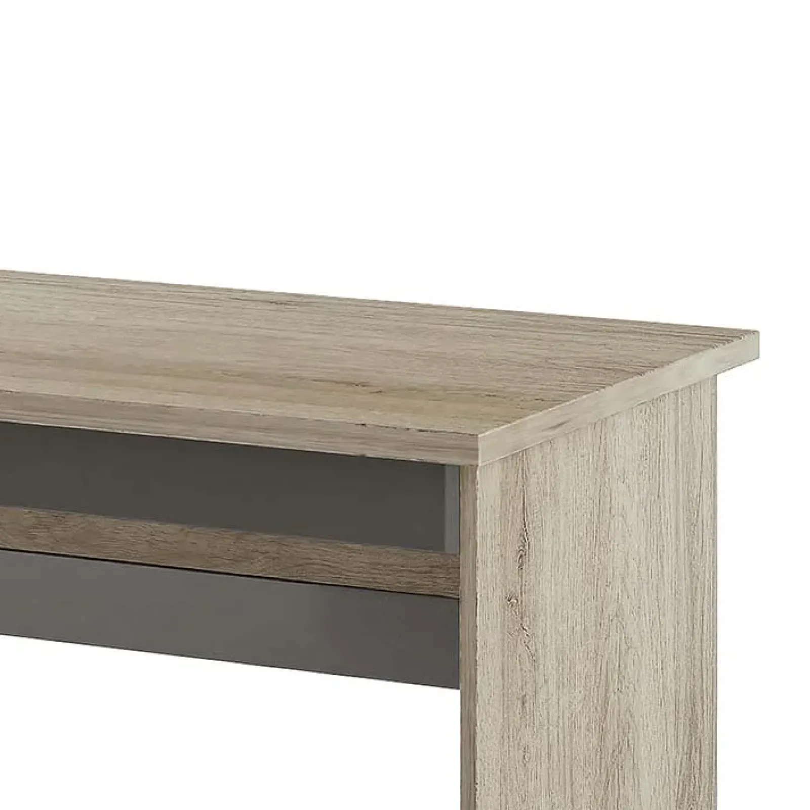 Garnero Arredamenti Arredo Ufficio Completo-Arredo ufficio completo rovere bianco lucido antracite lucido Time 4