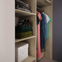 Garnero Arredamenti Cabine Armadio-Cabina armadio 148x199h cm ad angolo rovere champagne beige Fabio Gihome®