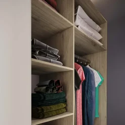 Garnero Arredamenti Cabine Armadio-Cabina armadio 148x199h cm ad angolo rovere champagne beige Fabio Gihome®