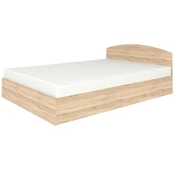 Garnero Arredamenti Camere Da Letto Complete|Camera Da Letto Completa-Camera completa con letto contenitore alla francese Tropea Rovere