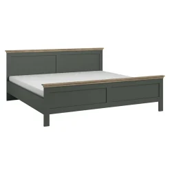 Garnero Arredamenti Camere Da Letto Complete|Camera Da Letto Completa-Camera completa matrimoniale moderna verde quercia con specchio Texel