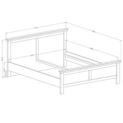 Garnero Arredamenti Camere Da Letto Complete|Camera Da Letto Completa-Camera completa matrimoniale moderna verde quercia con specchio Texel