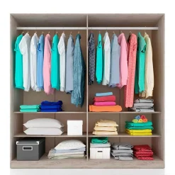 Garnero Arredamenti Camere Da Letto Complete|Camera Da Letto Completa-Camera completa matrimoniale moderna rovere grafite Ravenna